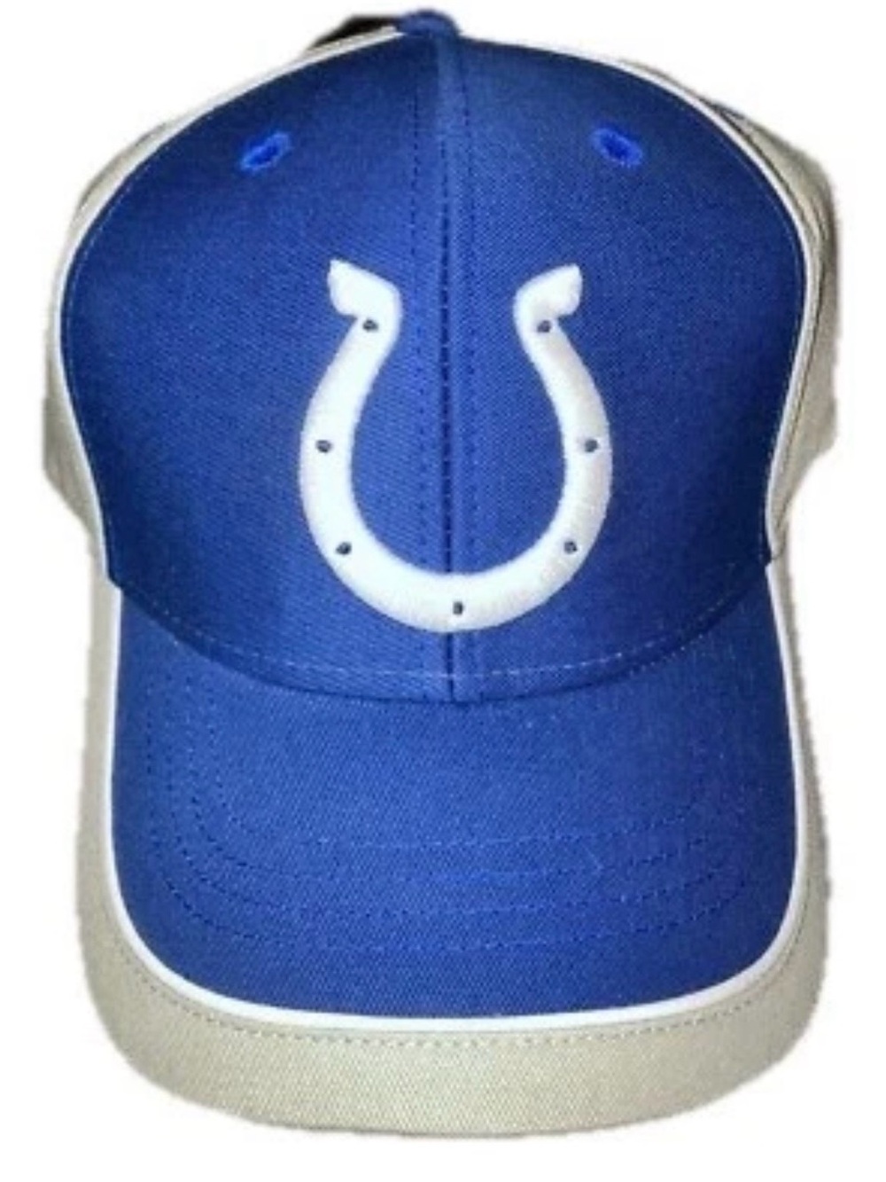 NFL Indianapolis Colts Tricolor Hat EmbroideredHorseshoe Adjustable Football Cap
